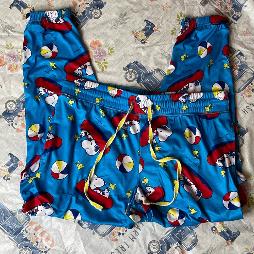 Peanuts Snoopy & Woodstock Lounge Jogger Pants – Women's Medium